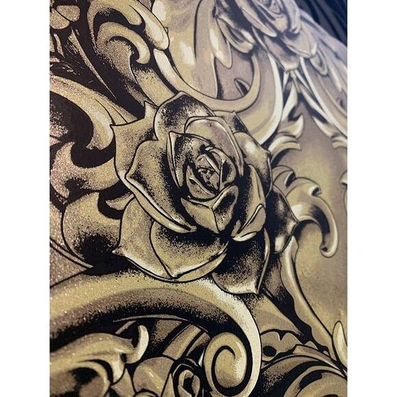 Guns N' Roses Anthony Petrie Flocked BNG Art Print 24 x 36 rock 7 color NEW - Picture 7 of 9